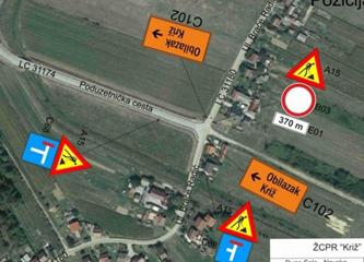 Radovi na sanaciji željezničko cestovnog prijelaza „Križ“
