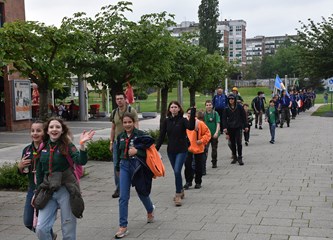Izviđači iz cijele zemlje okupili se u Velikoj Gorici: Više od tisuću djece i mladih postrojilo se danas u centru grada